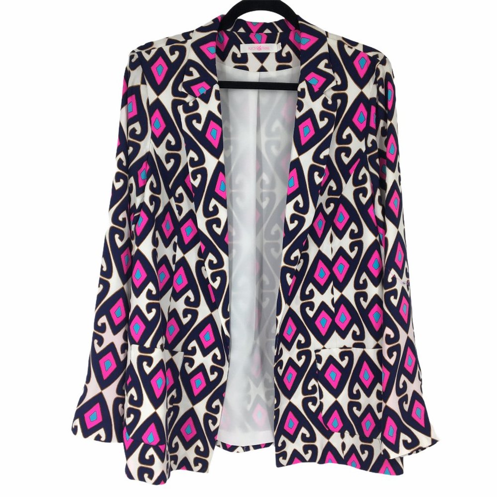 Alice & Trixie Silk April Open Front Blazer Jacket